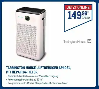 METRO Tarrington House Luftreiniger AP4021 mit Hepa H14 Filter Angebot