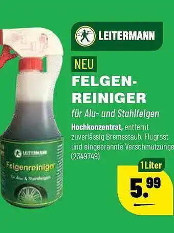 Leitermann Baumarkt Leitermann Felgen Reiniger Angebot