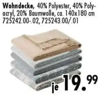 Möbel Boss Wohndecke Angebot