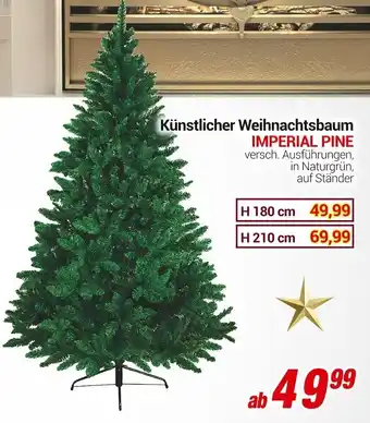 CENTERSHOP Imperial Pine Künstlicher Weihnachtsbaum Angebot