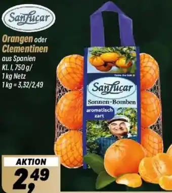 Simmel SanLucar Orangen oder Clementinen Angebot