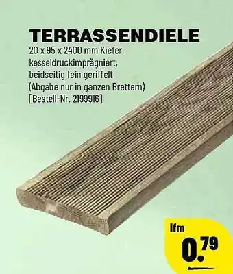 Leitermann Baumarkt Terrassendiele Angebot