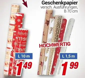 CENTERSHOP Geschenkpapier Angebot