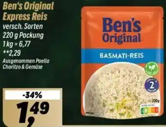 Simmel Ben's Original Express Reis Angebot