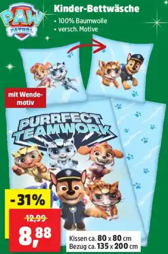 Thomas Philipps PAW PATROL Kinder-Bettwäsche Angebot