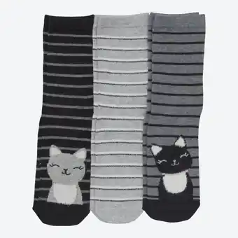 NKD Damen-Socken mit Streifendesign, 3er-Pack Angebot