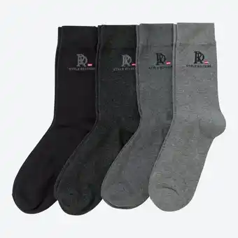 NKD Herren-Socken mit Logo, 4er-Pack Angebot