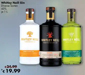 Travel Free Whitley Neill Gin 1L Angebot