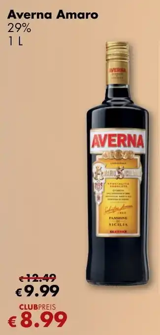 Travel Free Averna Amaro 1L Angebot