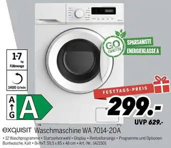 MEDIMAX Exquisit Waschmaschine WA 7014-20A Angebot