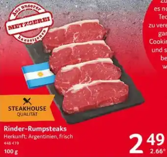 Selgros Rinder-Rumpsteaks Angebot