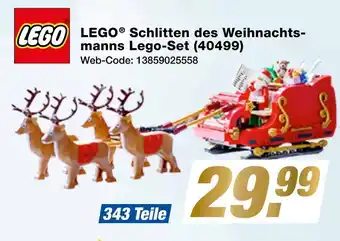 Expert Lego schlitten des weihnachtsmanns lego-set (40499) Angebot