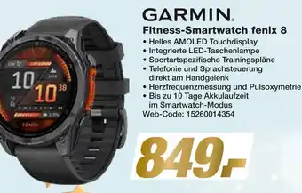 Expert Garmin fitness-smartwatch fenix 8 Angebot