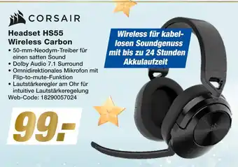Expert Corsair headset hs55 wireless carbon Angebot