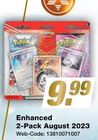 Expert Pokémon enhanced 2-pack august 2023 Angebot