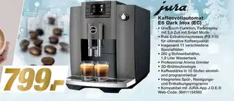 Expert Jura kaffeevollautomat e6 dark inox (ec) Angebot