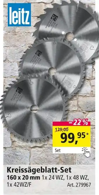 Holz Possling Leitz kreissägeblatt-set Angebot