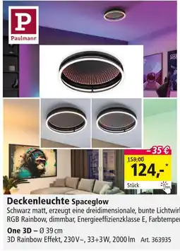 Holz Possling Paulmann deckenleuchte spaceglow Angebot