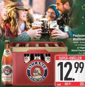 Edeka Paulaner weißbier Angebot