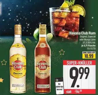 Edeka Havana club rum original, especial oder mango lime Angebot