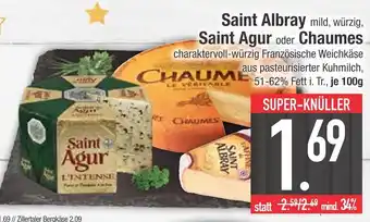 Edeka Saint albray, saint agur, chaumes französische weichkäse Angebot