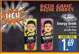 Edeka Squid game energy drink Angebot