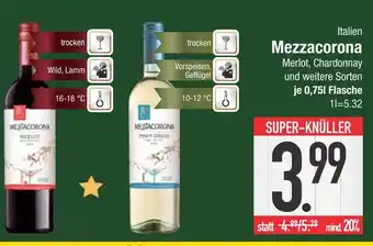 Edeka Mezzacorona merlot oder chardonnay Angebot