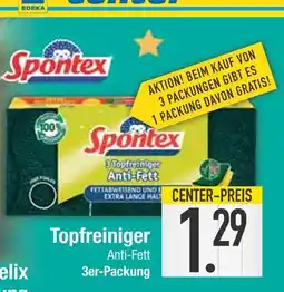 Edeka Spontex topfreiniger anti-fett Angebot