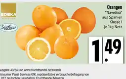 Edeka Sanlucar orangen navelina Angebot