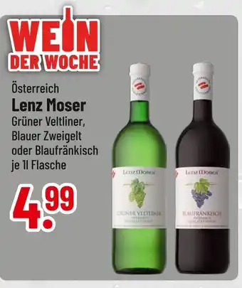 trinkgut Lenz moser grüner veltliner oder blauer zweigelt oder blaufränkisch Angebot