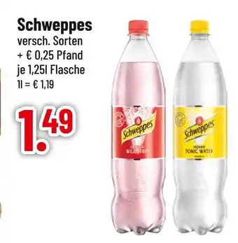 trinkgut Schweppes wildberry oder indian tonic water Angebot