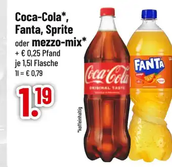 trinkgut Coca-cola coca-cola oder fanta oder sprite oder mezzo-mix Angebot