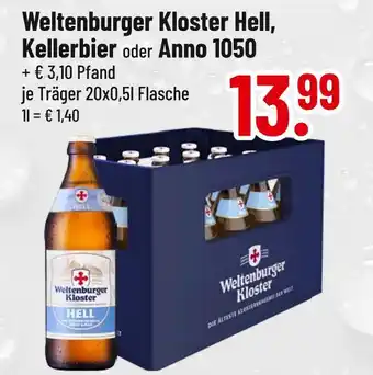 trinkgut Weltenburger kloster weltenburger kloster hell, kellerbier oder anno 1050 Angebot