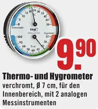 B1 Discount Baumarkt Thermo- und Hygrometer Angebot