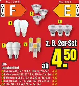 B1 Discount Baumarkt LED-Leuchtmittel Angebot