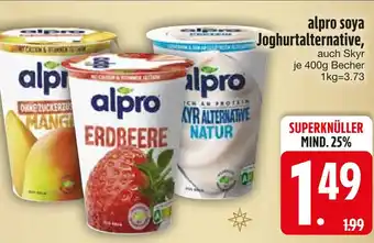 Edeka Alpro soya joghurtalternative oder skyr Angebot