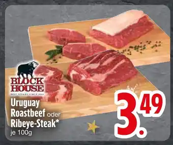 Edeka Block house uruguay roastbeef oder ribeye-steak Angebot