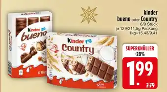 Edeka Kinder bueno oder country Angebot