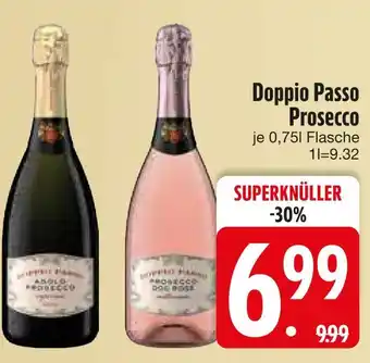 Edeka Doppio passo prosecco oder prosecco doc rosé Angebot