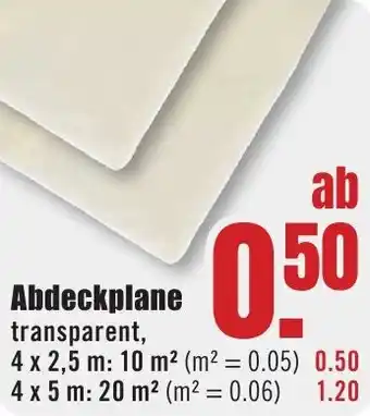 B1 Discount Baumarkt Abdeckplane Angebot