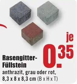 B1 Discount Baumarkt Rasengitter Füllstein Angebot