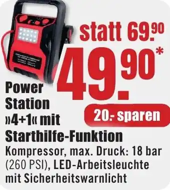B1 Discount Baumarkt Power Station 4+1 mit Starthilfe-Funktion Angebot