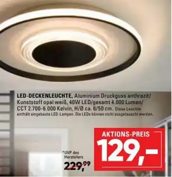 Möbel Wanninger LED Deckenleuchte Angebot