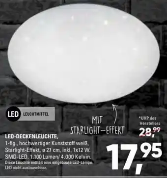 Möbel Wanninger LED Deckenleuchte Angebot