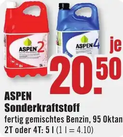 B1 Discount Baumarkt ASPEN Sonderkraftstoff Angebot