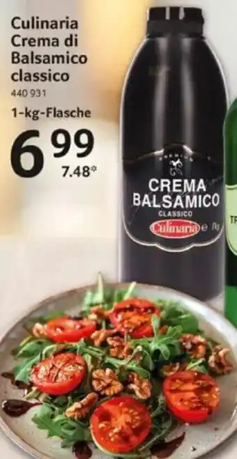 Selgros Culinaria Crema di Balsamico classico Angebot