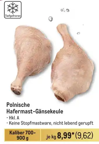 METRO Polnische Hafermast-Gänsekeule Angebot