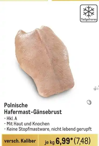 METRO Polnische Hafermast-Gänsebrust Angebot