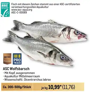 METRO ASC Wolfsbarsch Angebot