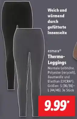 Lidl esmara Thermo Leggings Angebot